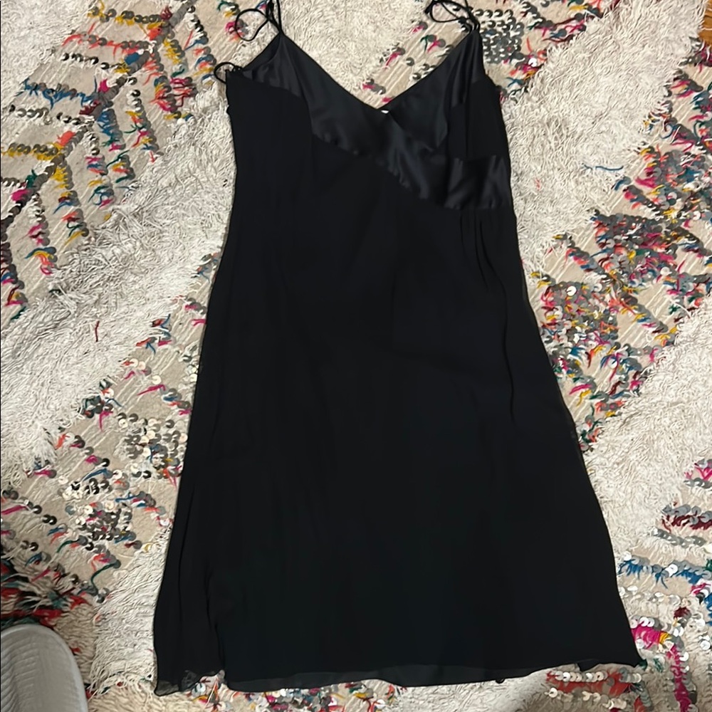 ARMANI (Italy - the high end one) Black Slip Dress